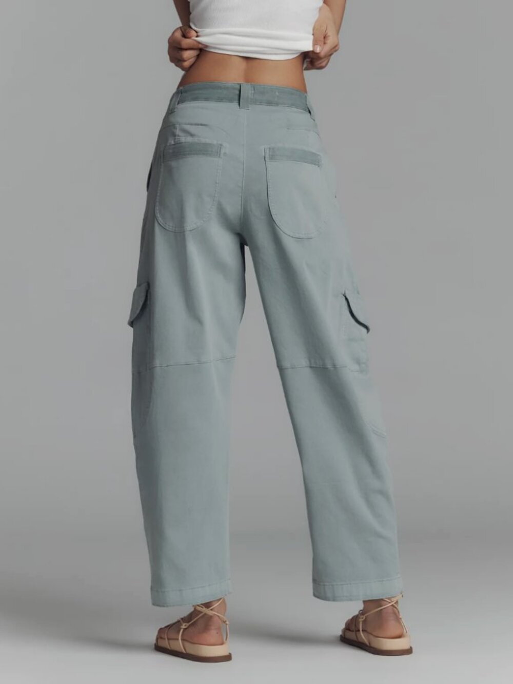 Pilcro Anthropologie | Utility Bow Pants - Picture 2 of 15
